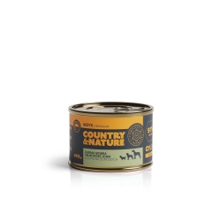 COUNTRY&NATURE - Bezzbożowa mokra karma - indyk z brokułem 410 g